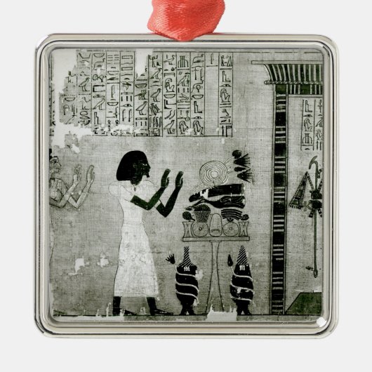 Ornement En Métal Les défunts accompagnés de sa soeur (Devant)