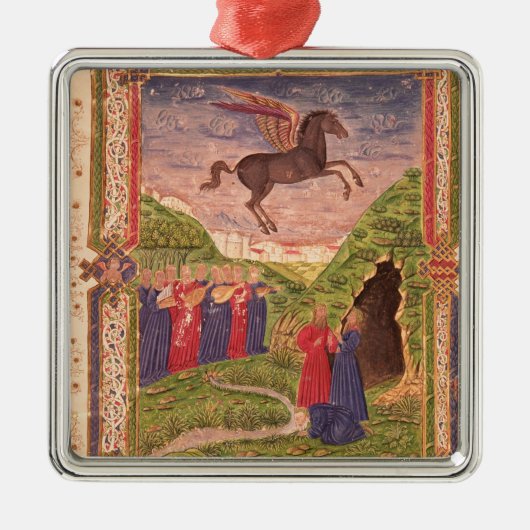 Ornement En Métal Les neuf Muses jouant des instruments (Devant)