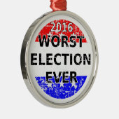 Ornement En Métal Les pires élections jamais (Droite)