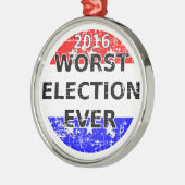 Ornement En Métal Les pires élections jamais (Gauche)