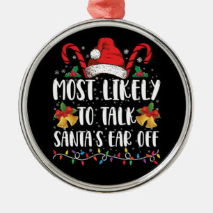 Ornement En Métal Les Plus Susceptibles De Parler De Père Noël Des F