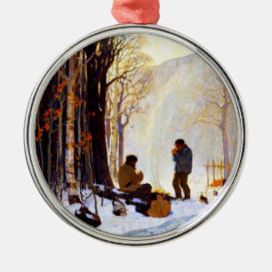 Ornement En Métal Les premiers matins dans les bois