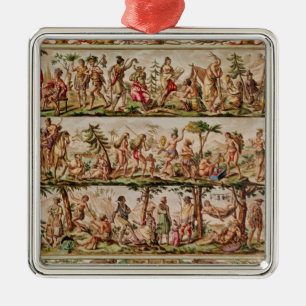 Ornement En Métal Les principaux peuples des Amériques, c.1798-99