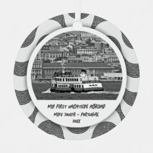 Ornement En Métal Les vagues portugaises pavé Premier Vacances