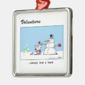 Ornement En Métal Les volontaires prêtent toujours une main ! (Gauche)