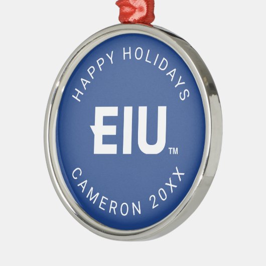 Ornement En Métal LETTRE bloc EIU (Gauche)