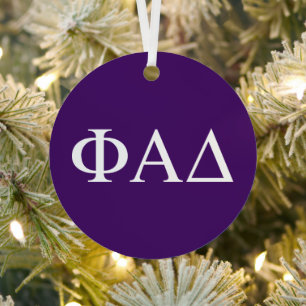 Ornement En Métal Lettres grecques Phi Alpha Delta