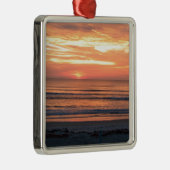 Ornement En Métal Lever de soleil dans Daytona Beach, FL (Droite)