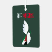 Ornement En Métal Libérer la Palestine (Avant gauche)