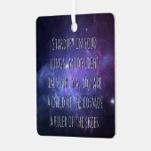 Ornement En Métal Light Warrior Cosmos Poem (Avant gauche)