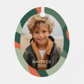 Ornement En Métal Ligne biologique Art Abstrait - 1 Photo Jade Tange (Recto)