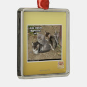 Ornement En Métal Ligne de Conga de Caturday (Droite)