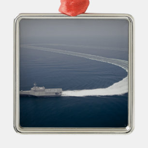 Ornement En Métal L'indépendance littorale 4 de bateau de combat