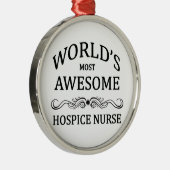 Ornement En Métal L'infirmière de l'hospice la plus impressionnante (Droite)