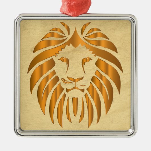 Ornement en métal Lion (Devant)
