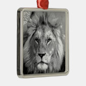 Ornement En Métal Lion noir blanc (Droite)