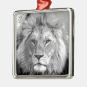 Ornement En Métal Lion noir blanc (Gauche)