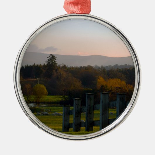 Ornement En Métal L'Irlande est belle (Devant)