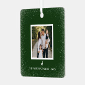 Ornement En Métal Little Reindeer Flèches de neige simples photo ver (Avant gauche)