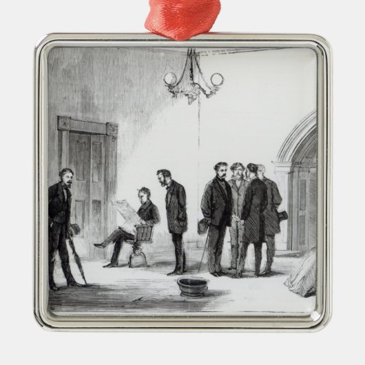 Ornement En Métal Lobby de la Maison Blanche à Washington (Devant)