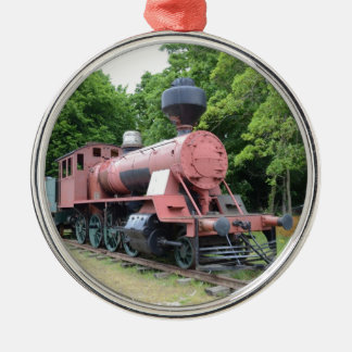 Ornement En Métal Locomotive à vapeur américain vintage