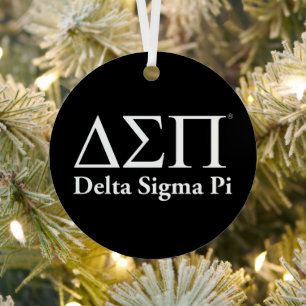 Ornement En Métal Logo Classique Delta Sigma Pi