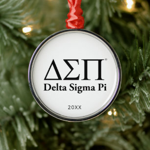 Ornement En Métal Logo Classique Delta Sigma Pi