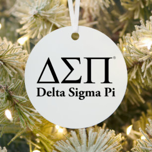 Ornement En Métal Logo Classique Delta Sigma Pi