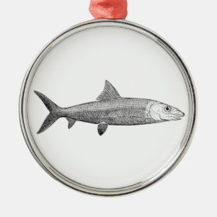 Ornement En Métal Logo de Bonefish