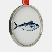 Ornement En Métal Logo de bonito Pacifique (Droite)