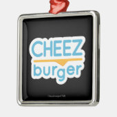 Ornement En Métal Logo de Cheezburger (couleur) (Gauche)