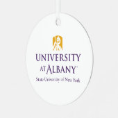 Ornement En Métal Logo de l'Université d'Albany (Avant gauche)