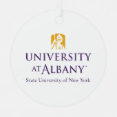 Ornement En Métal Logo de l'Université d'Albany (Recto)