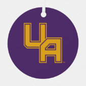 Ornement En Métal Logo de l'Université d'Albany Initials (Recto)