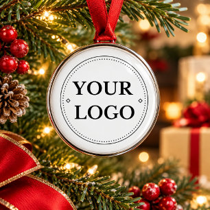 Ornement En Métal Logo d'entreprise moderne Noël