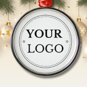 Ornement En Métal Logo d'entreprise Noël moderne