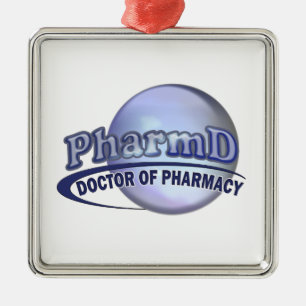ORNEMENT EN MÉTAL LOGO - DOCTEUR OF PHARMACY