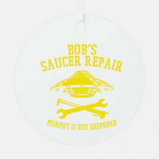 ornement en métal / logo jaune de la soucouette de