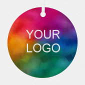 Ornement En Métal Logo professionnel personnalisé Code QR Modèle sim (Recto)