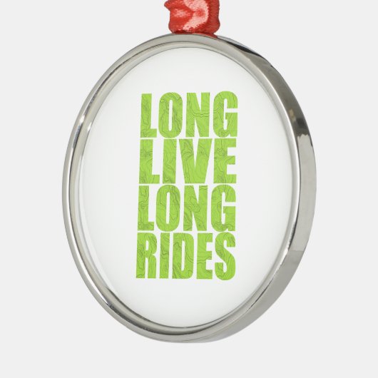 Ornement En Métal Long Live Long Rides (Topo) (Gauche)