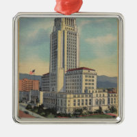 Los Angeles, CAView de ville hôtel et funiculaire
