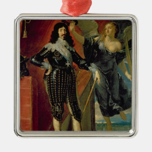 Ornement En Métal Louis XIII couronné par victoire, 1635