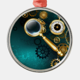 Ornement En Métal Loupe en style Steampunk