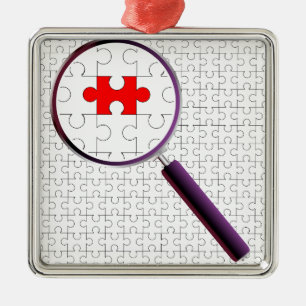 Ornement En Métal Loupe impaire de morceau