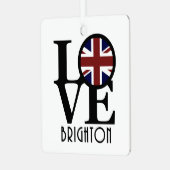 Ornement En Métal LOVE Brighton Angleterre (Avant gauche)