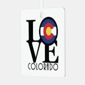 Ornement En Métal LOVE Colorado (Avant gauche)