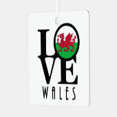 Ornement En Métal LOVE Wales (Avant gauche)