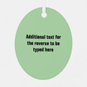 Ornement En Métal Loves Cricket - un batteur de cricket - ajouter un (Verso)