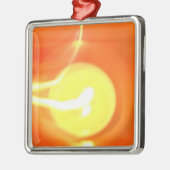 Ornement En Métal Lumière de flamme jaune orange, Art (Gauche)