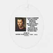 Ornement En Métal Machiavelli Diriger Introduction Nouvel Ordre Des  (Recto)